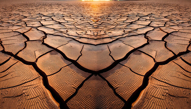 dry cracked ground