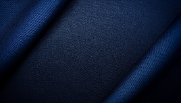 black dark midnight blue abstract background featuring fabric material color gradient grainy texture business strict style matte finish simple minimal aesthetic and blank design template - Powered by Adobe