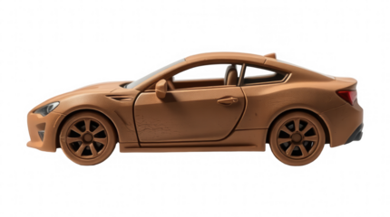 This brown toy car boasts realistic details making it a great choice for both collectors and children for imaginative play
