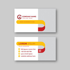 Food business card template