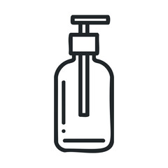 Obraz premium Clear liquid soap dispenser for daily use in bathroom or kitchen