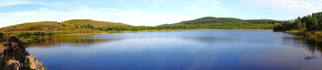 Beautiful views of the countryside on the west coast of wales