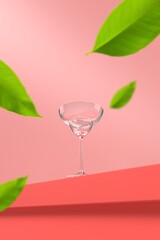 Red and eco-friendly product mockup