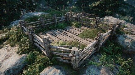 picture of a goat pen