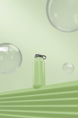 Green and eco-friendly product mockup