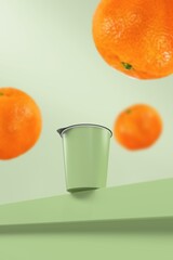 Green and eco-friendly product mockup