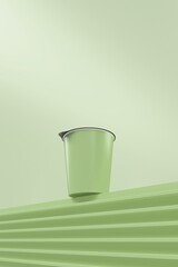 Green and eco-friendly product mockup