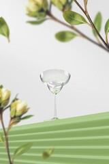 Green and eco-friendly product mockup