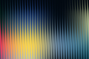 futuristic ribbed background with yellow blue and red gradient abstract wave texture smooth glossy striped illumination digital glowing backdrop design