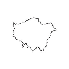 London city map symbol icon