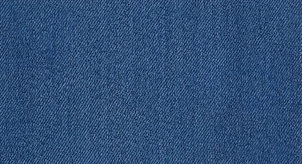 Captivating close-up of textured blue denim fabric, perfect for fashion and design projects.