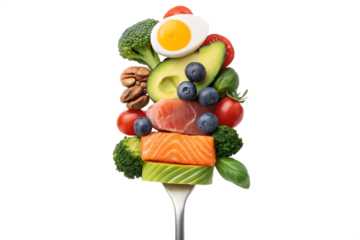 Delicious & Healthy Meal Salmon, Avocado, and Berries