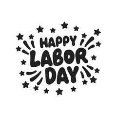 Labor Day Holiday Sign, Happy Labor Day, American Holiday, Labor Day Banner, Holiday Background, Labor Day Poster, Vector Illustration Background