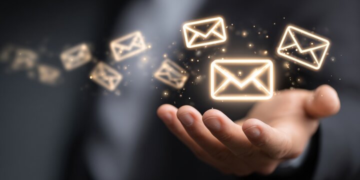 Hand holding email icons (1)