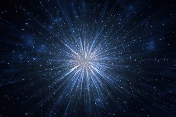 Firework-Like Audio Visualization of Speech &ndash; Glowing Night Sky Concept