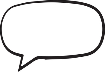  Hand Drawn Comic Speech Bubble – Vector Doodle Style Talk, Thought & Chat Balloons	