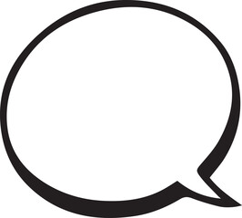  Hand Drawn Comic Speech Bubble – Vector Doodle Style Talk, Thought & Chat Balloons	