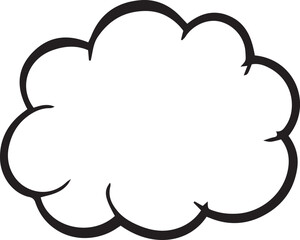  Hand Drawn Comic Speech Bubble – Vector Doodle Style Talk, Thought & Chat Balloons	