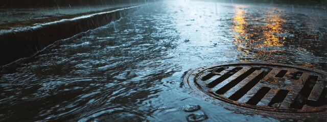 road sewerage street sewage flood sewer drainage drain water manhole storm grate rain