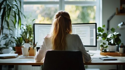 Remote work productivity tips for professionals in a modern home office natural light digital workspace optimized for focus