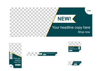 Homepage banner and digital ads