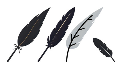 feather pen and inkwell