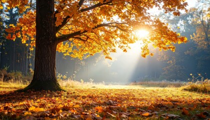 Fototapeta premium Autumn scene