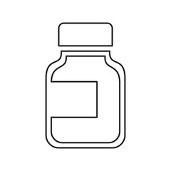 Supplement Bottle Icon