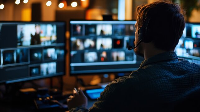 Monitoring and managing live video feeds control room digital content technology environment focused viewpoint professional insight