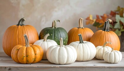 Pumpkins background