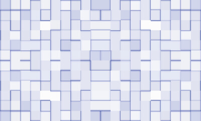 Random shifted cube boxes block creative background  | Random line with white, platinum, pink color combination for banner, presentation, cover, business, corporate