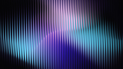 Abstract vertical light streaks with purple and teal hues