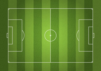 Football stadium. Soccer field. Green grass with line isolated on white background for design prints. © Strike009
