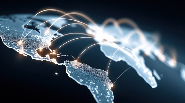 Global integration fosters business growth by linking supply chains, international markets, and communication into a unified system.
