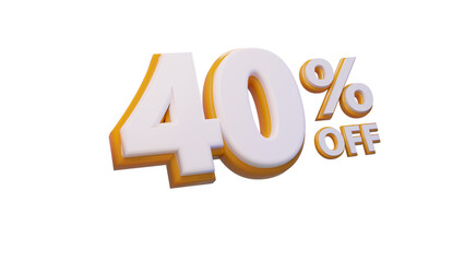 40% Off Sale yellow and White 3D Discount Announcement .PNG