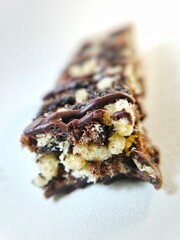 chocolate bar with caramel