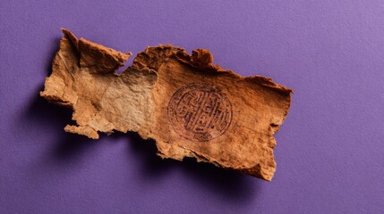 The secret of longevity message written on ripped torn pink paper on blue background. Conceptual the secret of longevity symbol. Copy space.