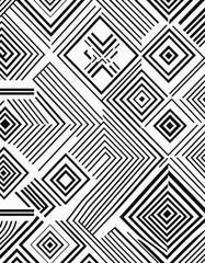 op art black and white concentric squares
