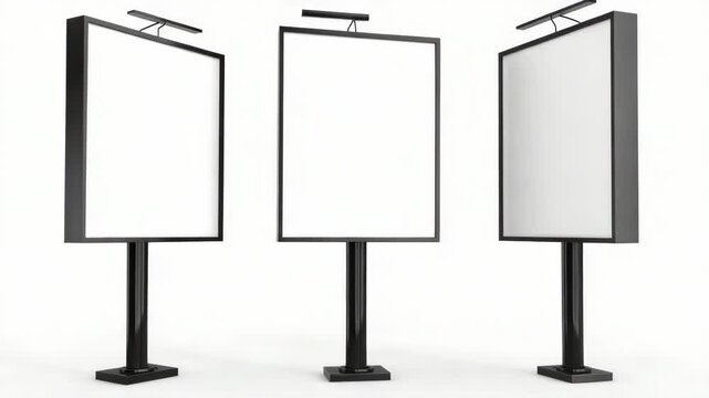 Monitors ready for use or display.