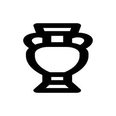 Illustration of a black robot head with a round head and a tie against a white background design art