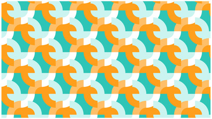 seamless unique pattern with bright and excited colors