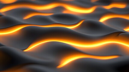 Obraz premium Abstract design of flowing, glowing lines on a textured surface.