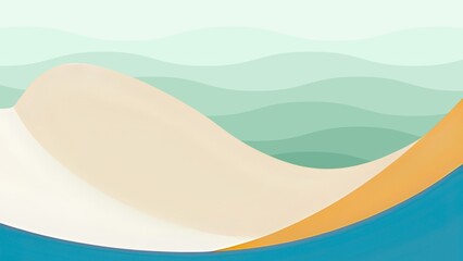 vector illustration of a tropical beach background