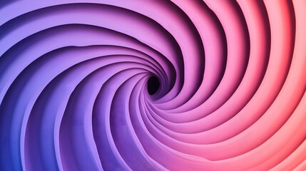 Obraz premium Abstract spiral design with vibrant gradient colors.