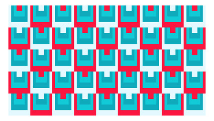 seamless pattern with square shape