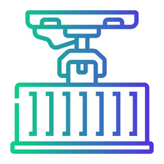 loading Line Gradient Icon