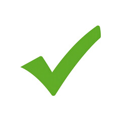 Green check mark graphic