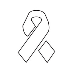 Awareness Ribbon Outline