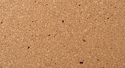 Subtle natural cork board texture for background, design and creativity with fine grain detail for versatile application