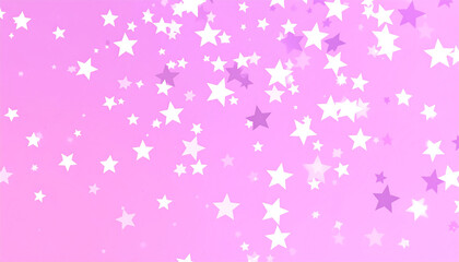 Pink stars background design